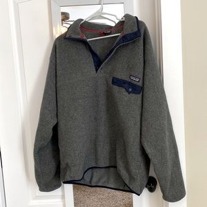 Grey Patagonia Synchilla Pullover- Womens L